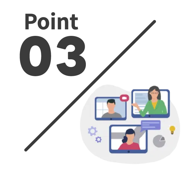 事前準備不要で、気軽に参加できる